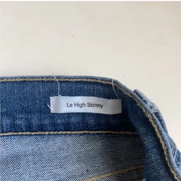 Frame Denim Le High Skinny Distressed Jeans 26 - Picture 7 of 7